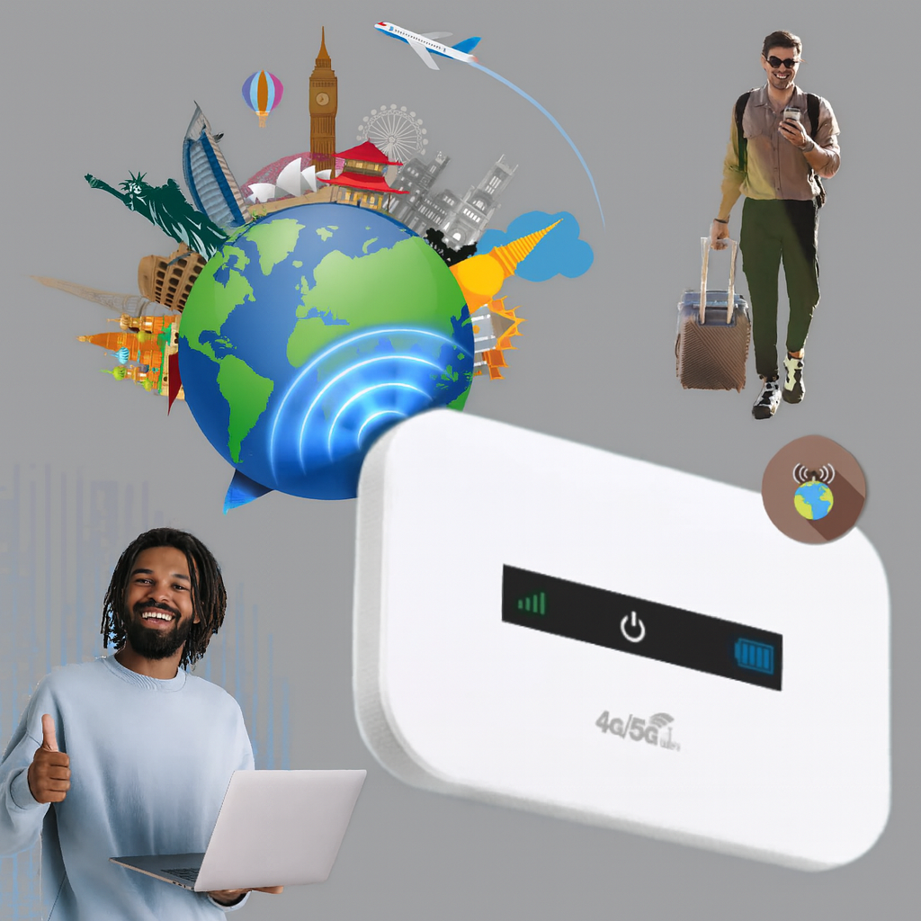 Portable Wi-Fi Router – On-the-Go Internet Access