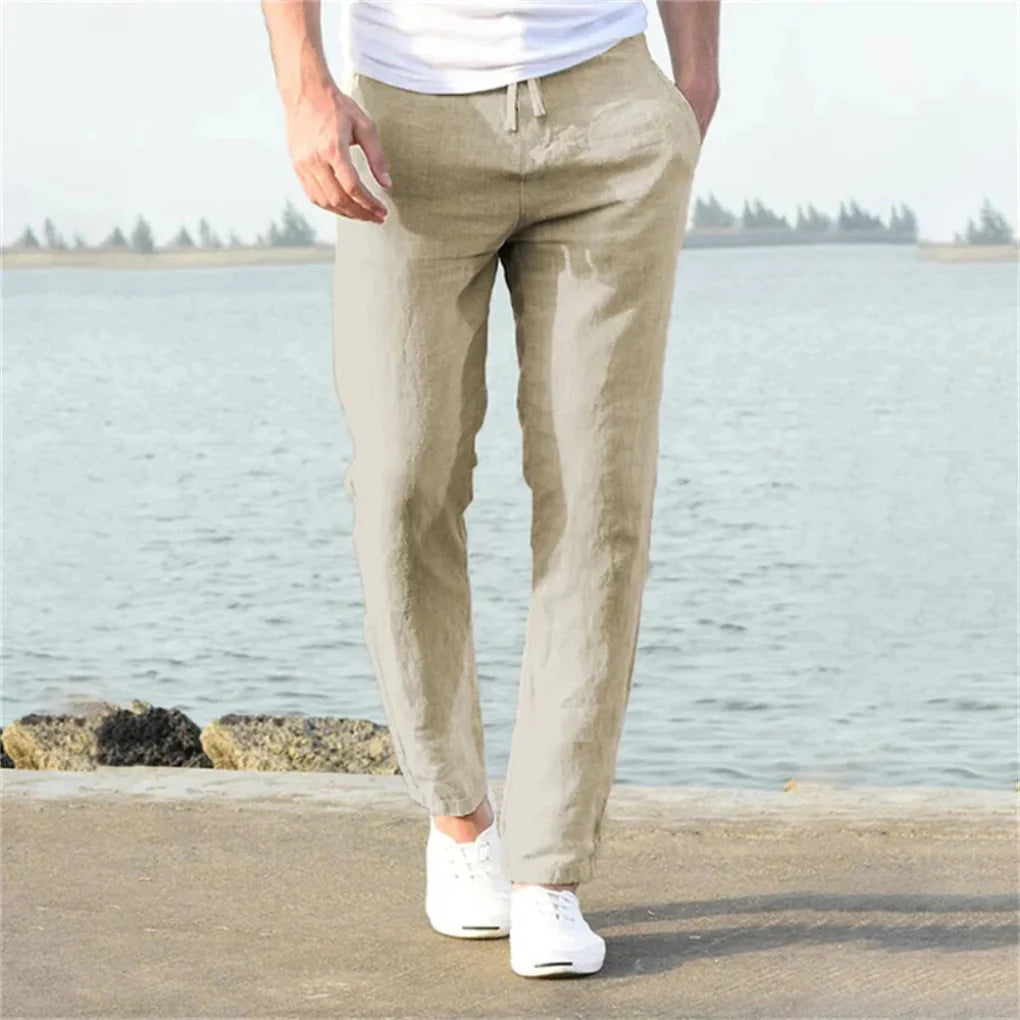Men’s Linen Summer Trousers – Casual Style with Airy Design