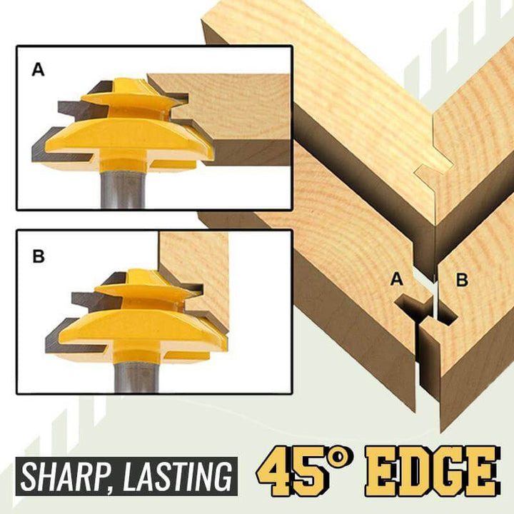 45° Lock Mitre Router Bit