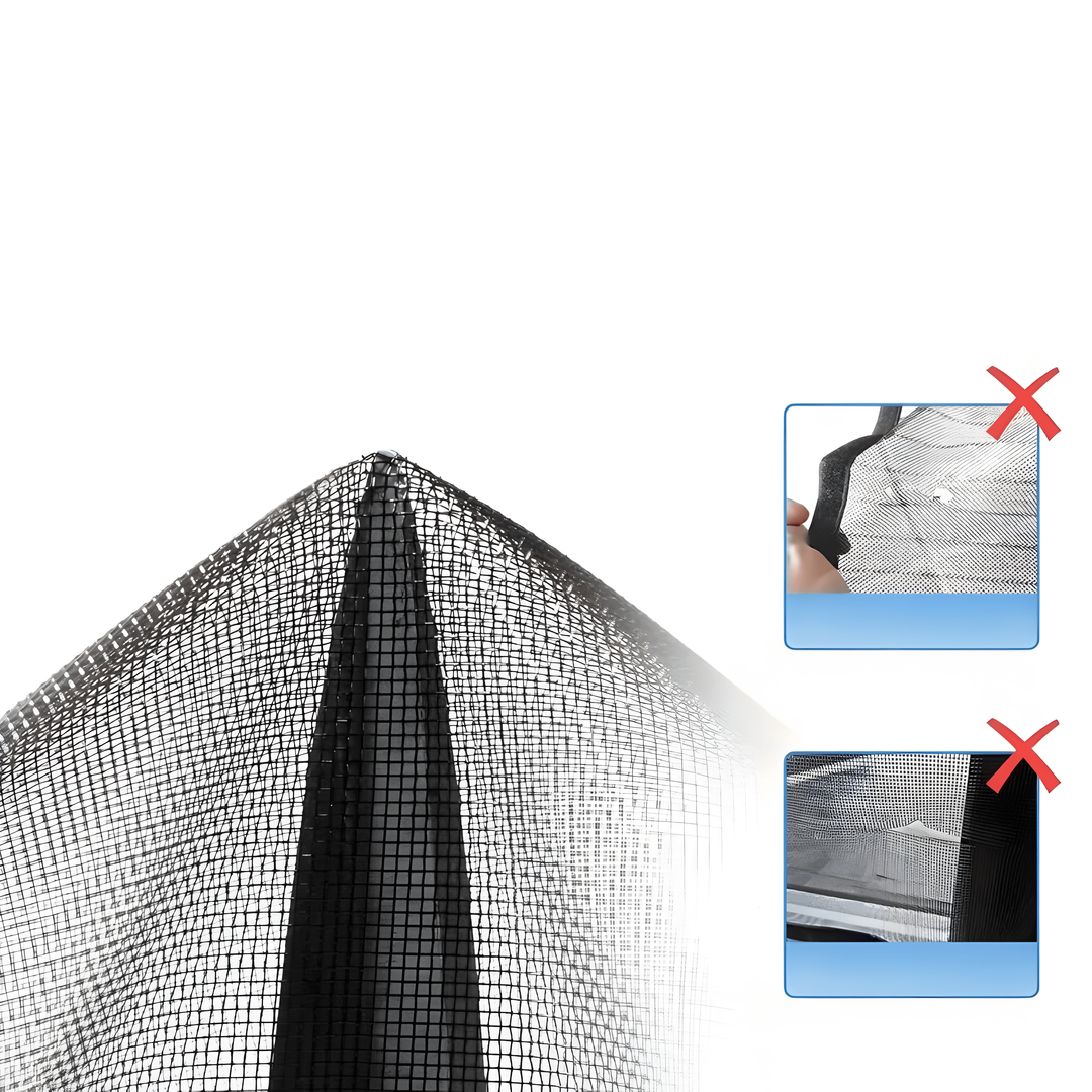 Magnetic Screen Door with Self-Closing Mesh and Hands-Free Pet Entry for Doorways