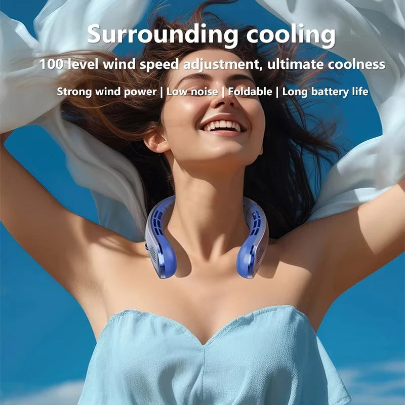 8000mAh USB Neck Fan