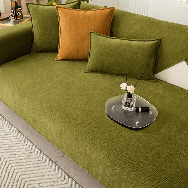 Ultra-smooth sofa cover - non-slip couch protector