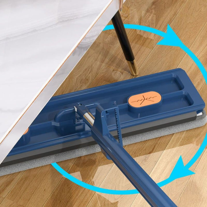 Microfiber Flat Mop Pads Self Wringing Squeeze Collapsible Bucket Self-wringing