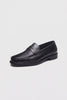 Men's Classic Loafers with Visible Stitching