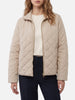 Women's Diamond Quilted Zip-Up Jacket