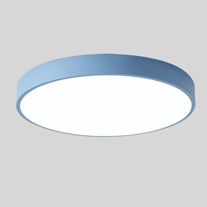 Nordic Wooden Macaron-Shaped Ceiling Lamp for Modern Spaces