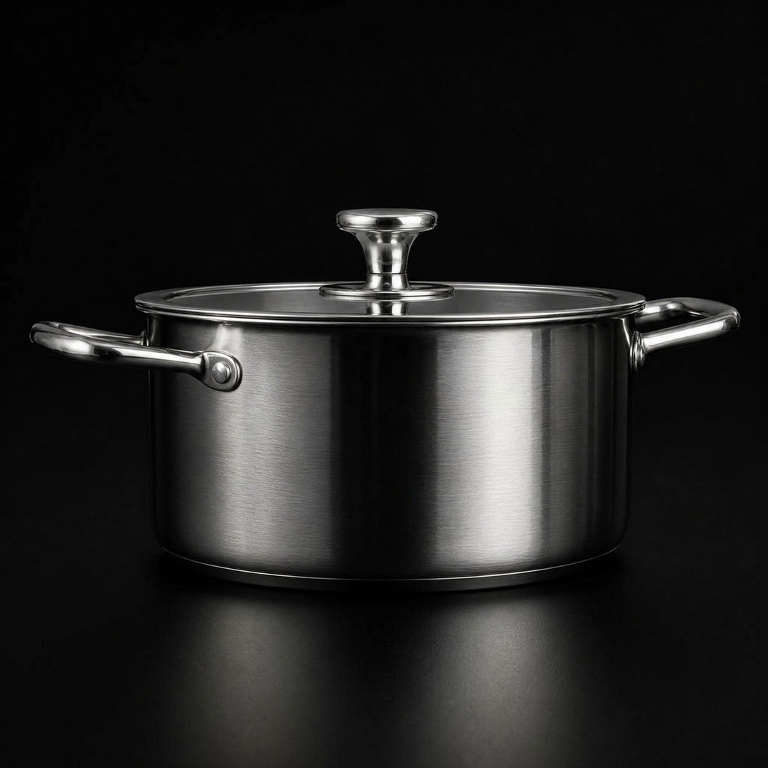 Titanium Cooking Pot with Lid, PFAS-Free