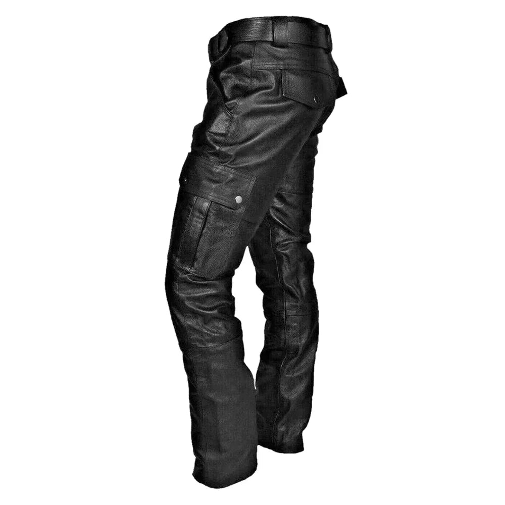 Men's Leather Biker-Style Pants – RoadVance