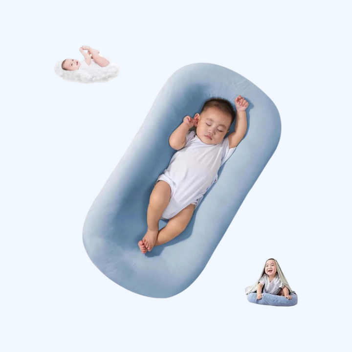 Baby Lounger Pillow - Soft Cotton | Nest for Babies 0-24 Months