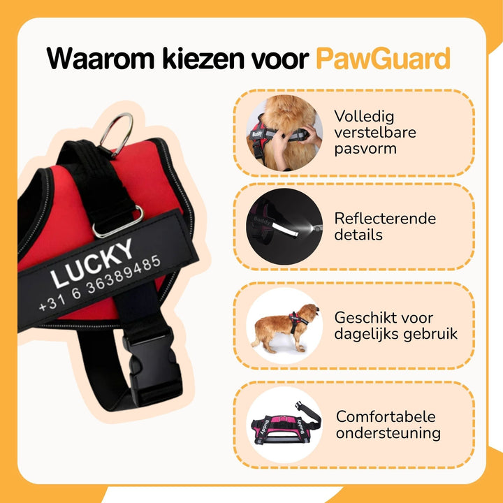 Personalizable Dog Harness – Reflective and Supportive Design