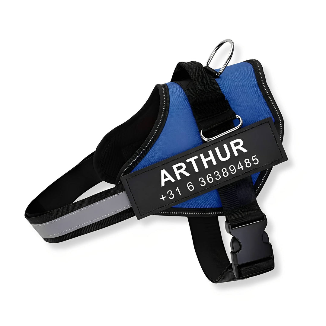 Personalizable Dog Harness – Reflective and Supportive Design
