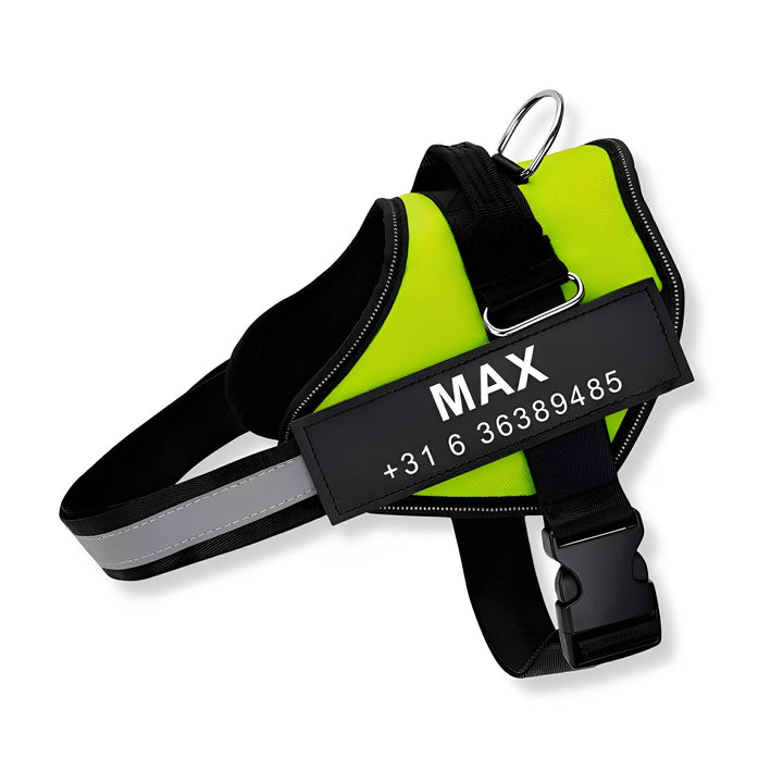 Personalizable Dog Harness – Reflective and Supportive Design