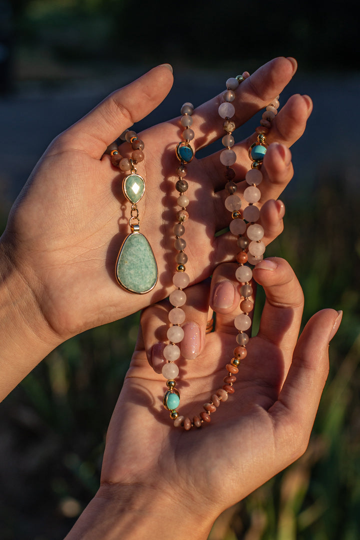 Deeply Cleansing Pastel Mala Necklace - Aurielle