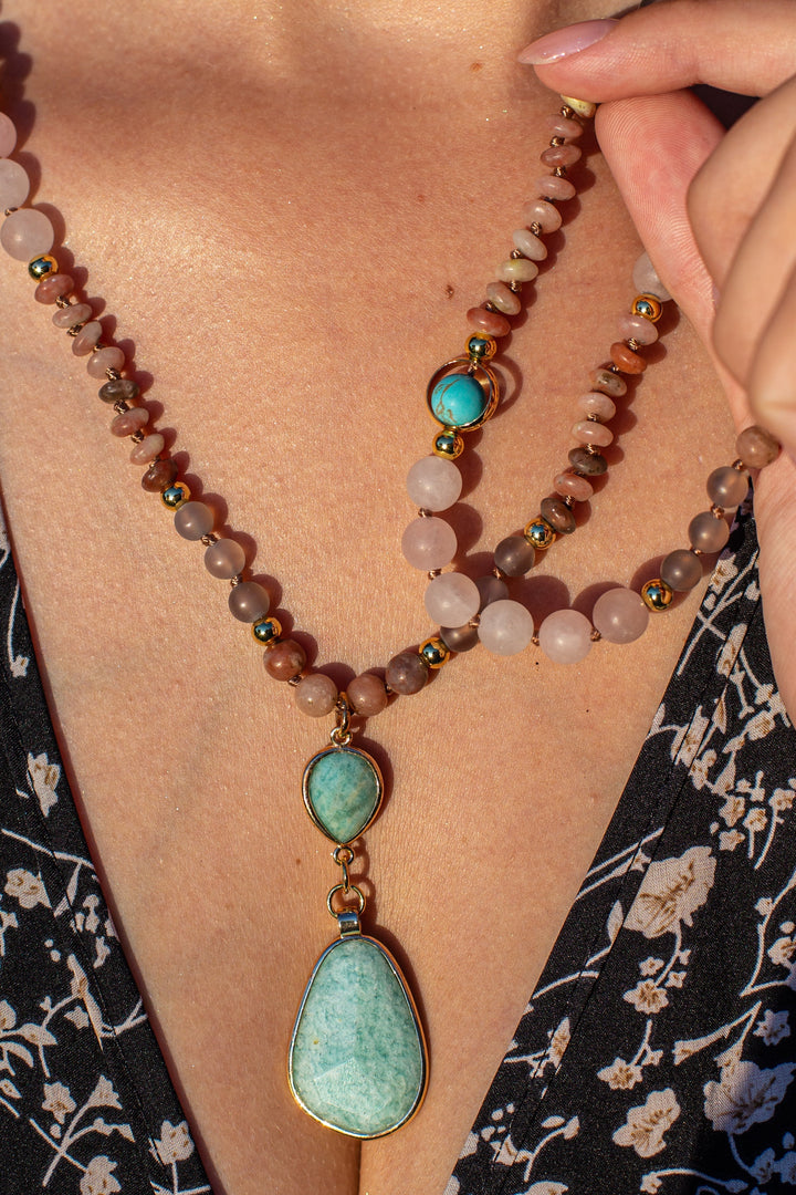 Deeply Cleansing Pastel Mala Necklace - Aurielle