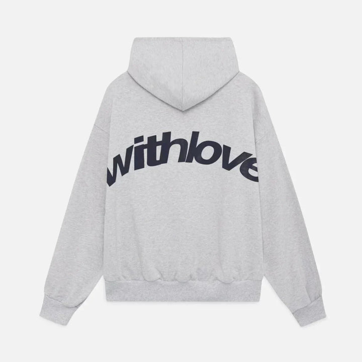 Warm Fall Hoodie with Back Print – Love