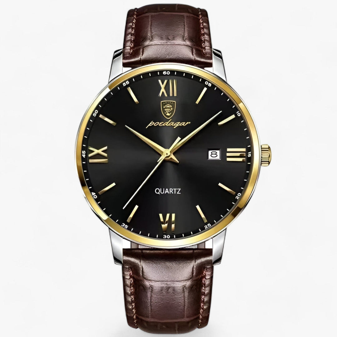 Luxury Men's Wristwatch with Leather Strap – Adrien