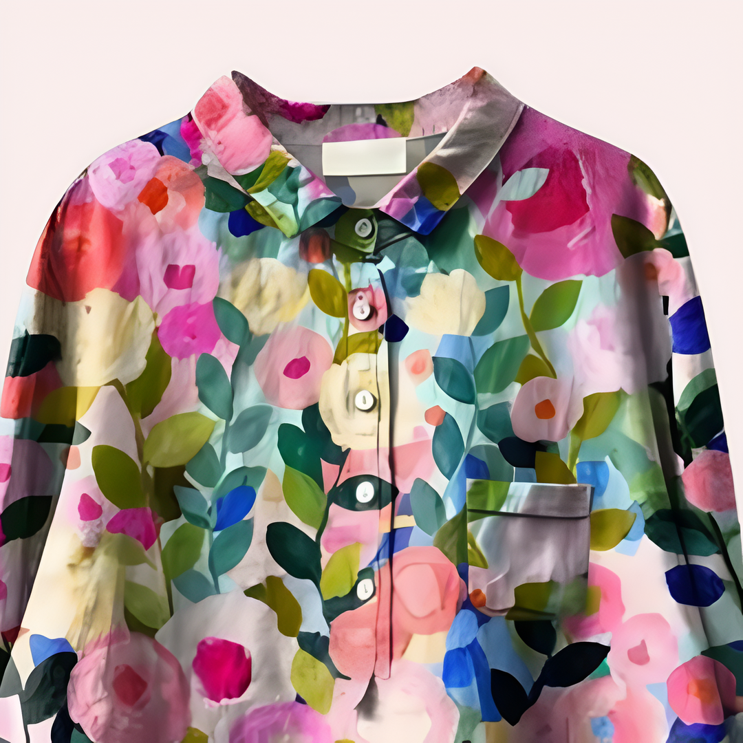 Bertan – Women's Blouse with Floral Print