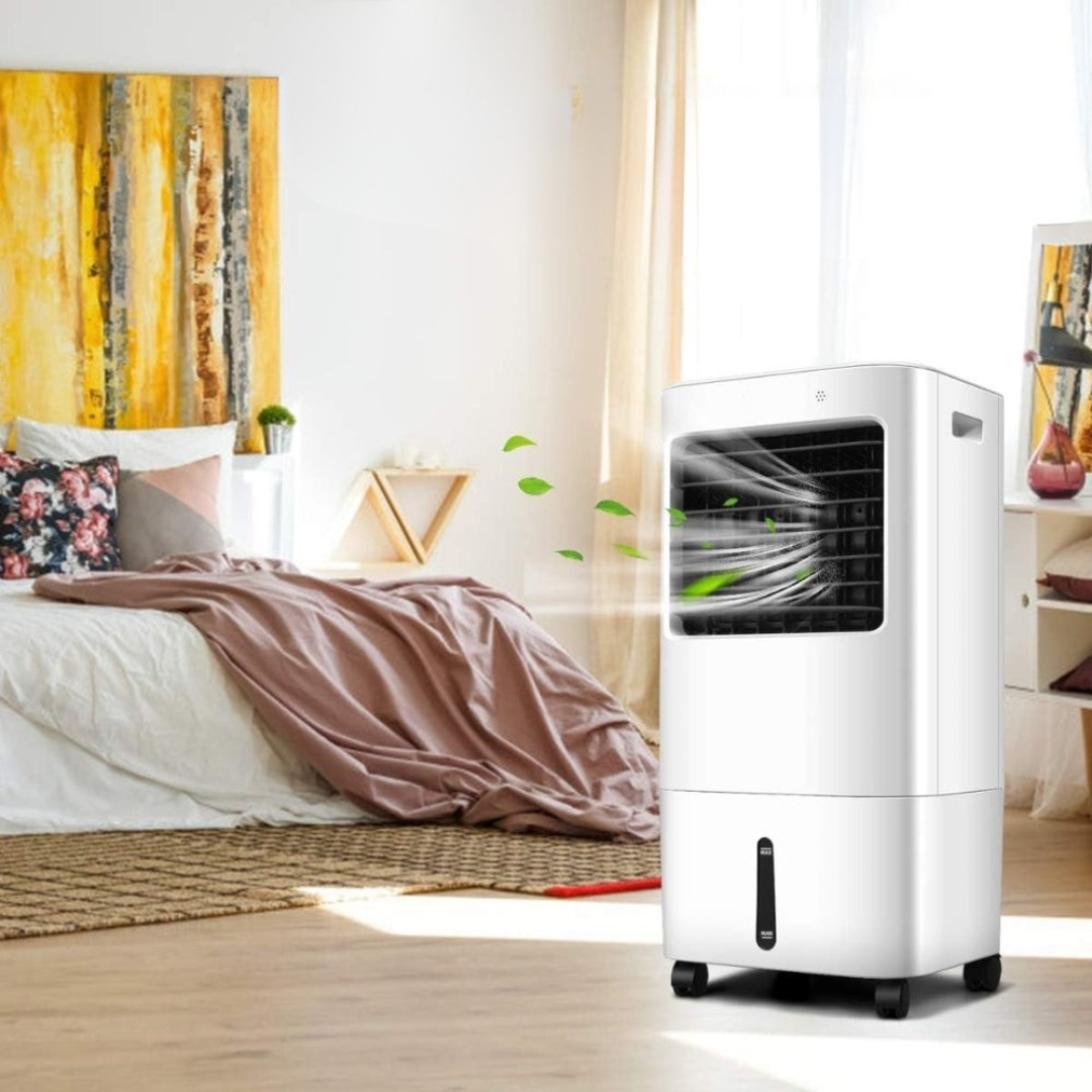 Portable Air Conditioner with Remote Control 6-Liter Water Tank and Evaporative Cooling Pad