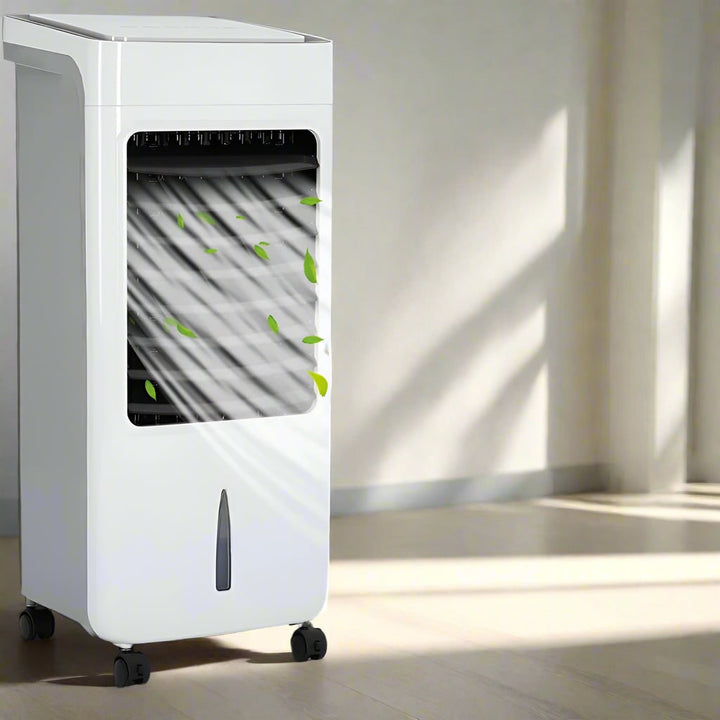 Portable Air Conditioner with Remote Control 6-Liter Water Tank and Evaporative Cooling Pad