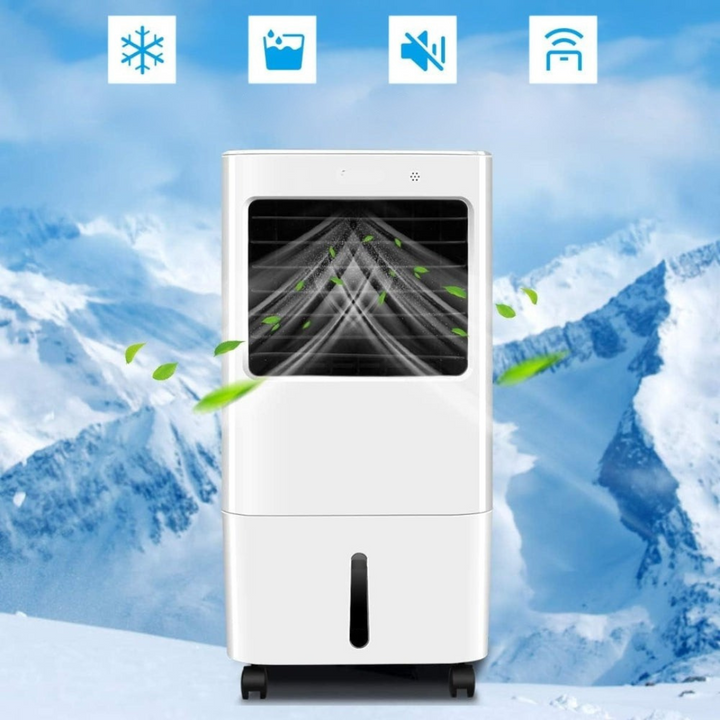 Portable Air Conditioner with Remote Control 6-Liter Water Tank and Evaporative Cooling Pad