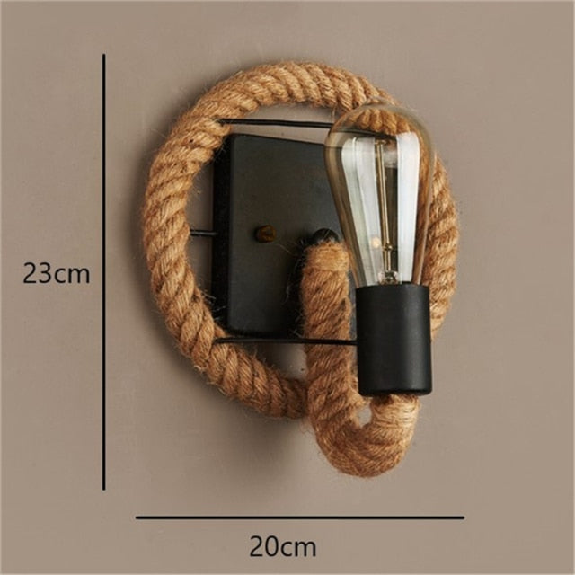 Vintage Rope Wall Sconce – RusticRope