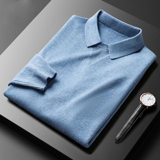 Cashmere Polo Sweater – LuxeRetro