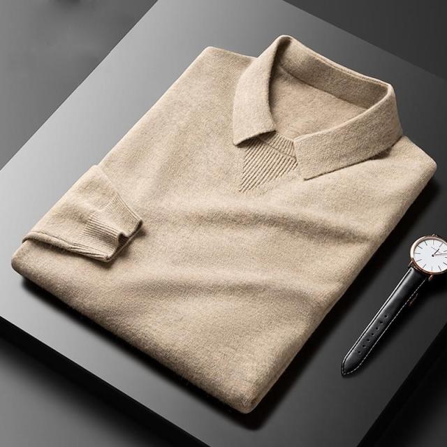 Cashmere Polo Sweater – LuxeRetro