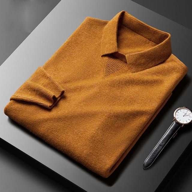 Cashmere Polo Sweater – LuxeRetro