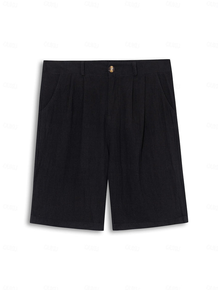 Stylish Linen-Cotton Men's Shorts – Mailand