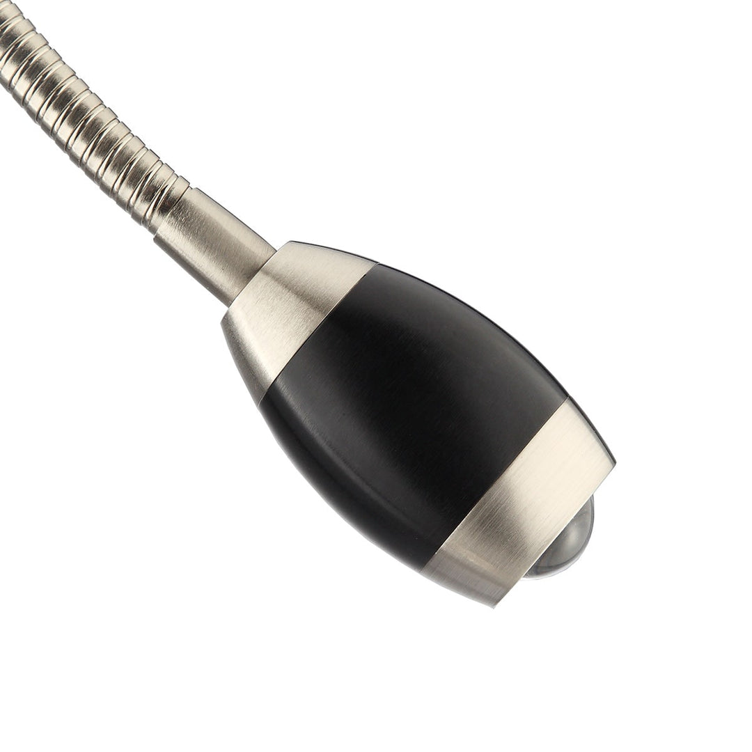 Reading Floor Lamp with Adjustable Gooseneck Arc LED Task Light and Focused Beam Bright