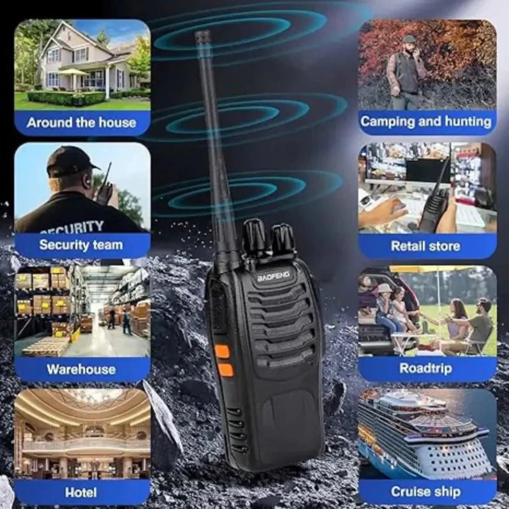 Rechargeable USB Walkie Talkie - Walkie Talkie - Wild Eye Vision