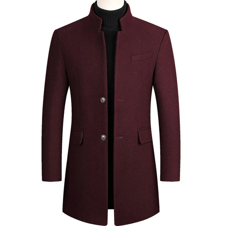 Alexander – Long Formal Men’s Coat with Timeless Elegance