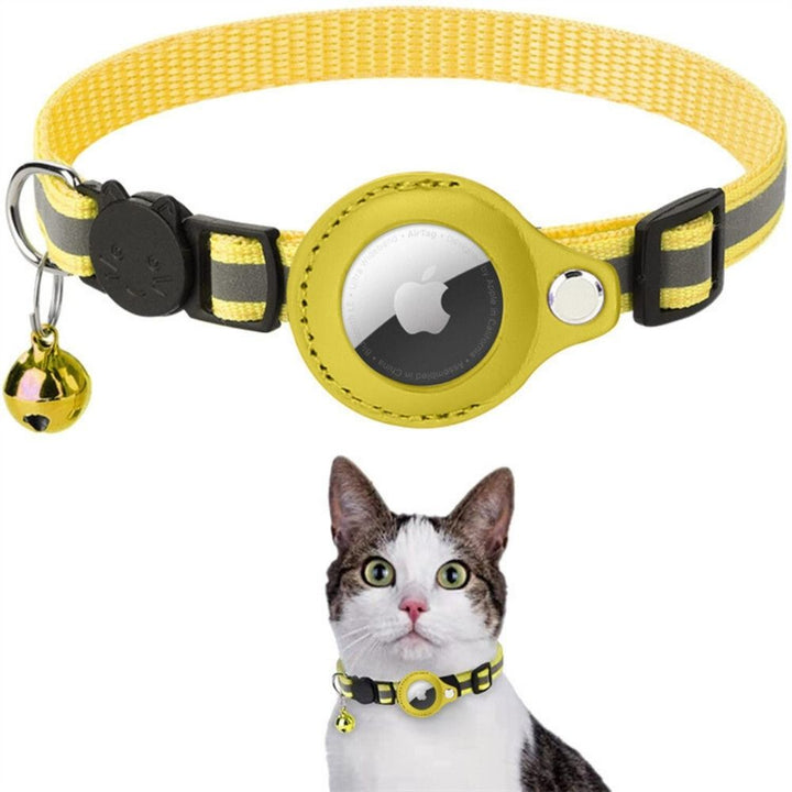 GPS Cat Collar with Reflective Design