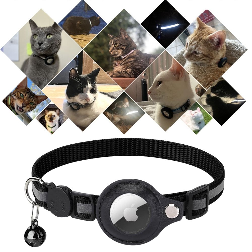 GPS Cat Collar with Reflective Design