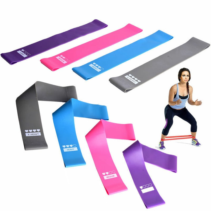 Resistance Bands and Exercise Stretch Workout Loop with Carrying Pouch for Home Training