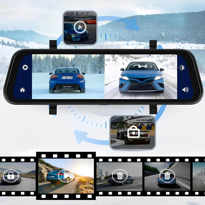 Rétroviseur DashCam CarPlay zaxx