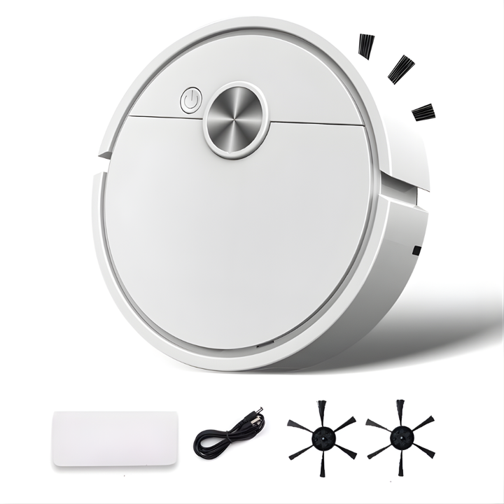 Robot Vacuum and Automatic Mop with Smart Navigation and Dual Spinning Pads