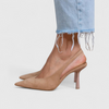 Women's Orthopaedic Heels with Pointed Toe - Stiletto Court Shoes