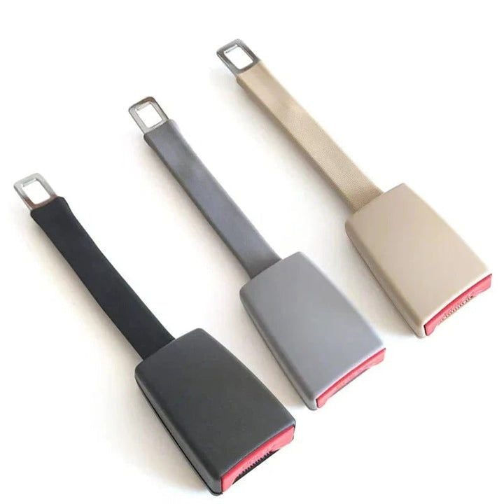 Seat Belt Extender with 11-Inch Rigid Stem and Metal Buckle for Car Safety Access 3 Point