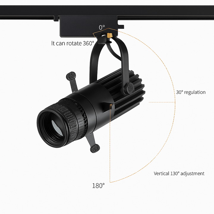 Adjustable-Beam Swivel LED Spotlight