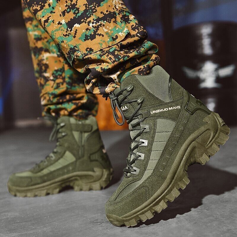 Waterproof Tactical Work Boots with Puncture Protection – TrailForce Tactical