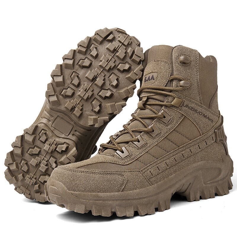 Waterproof Tactical Work Boots with Puncture Protection – TrailForce Tactical