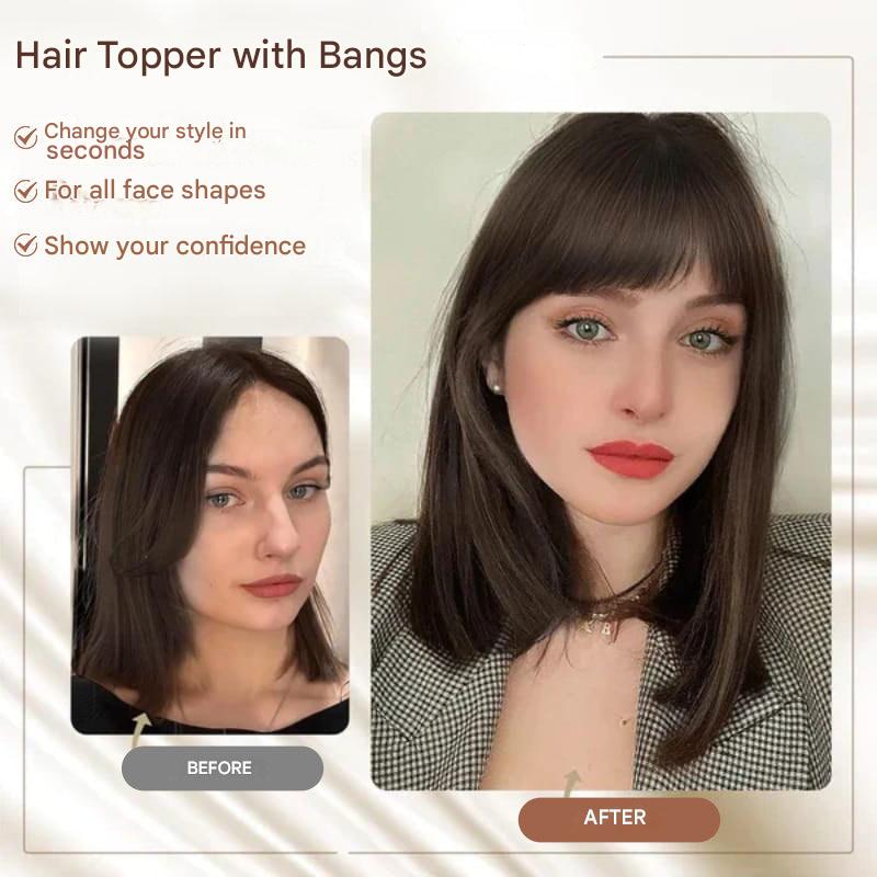 Clip-In Hair Extension with Fringe – Livia