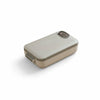 Cordless, self-heating electric lunch box with stainless steel insert.