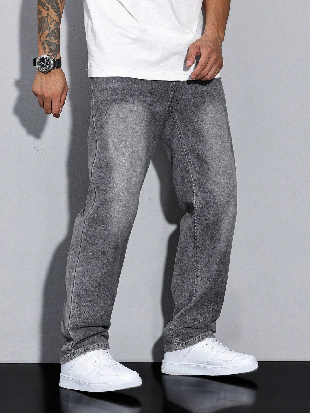 Men's Straight-Leg Jeans – Straight Fit Denim Pants