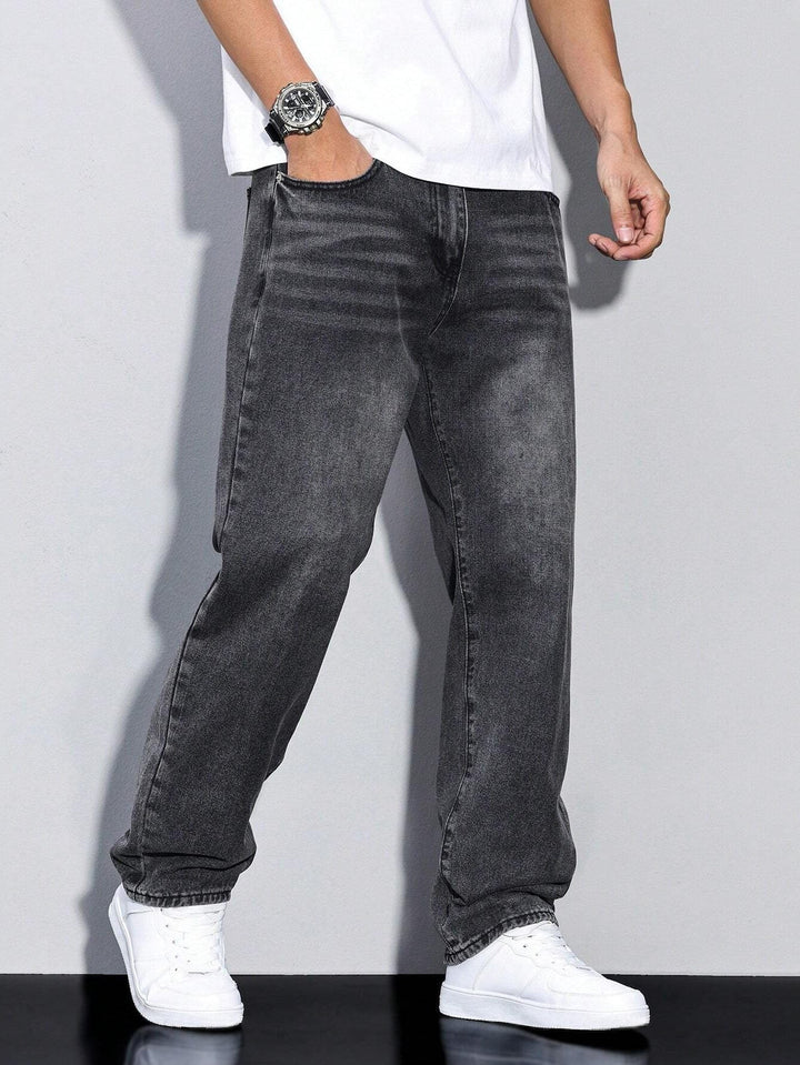 Men's Straight-Leg Jeans – Straight Fit Denim Pants