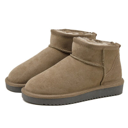 Elegant Winter Ankle Boots with Fur for Women