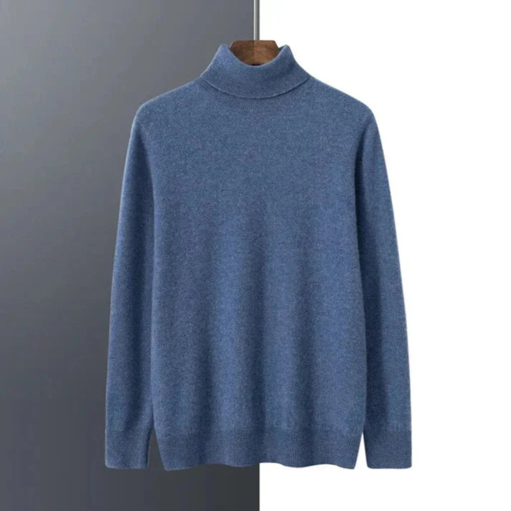 Men’s Knit Turtleneck Sweater – Refined Winter Layer