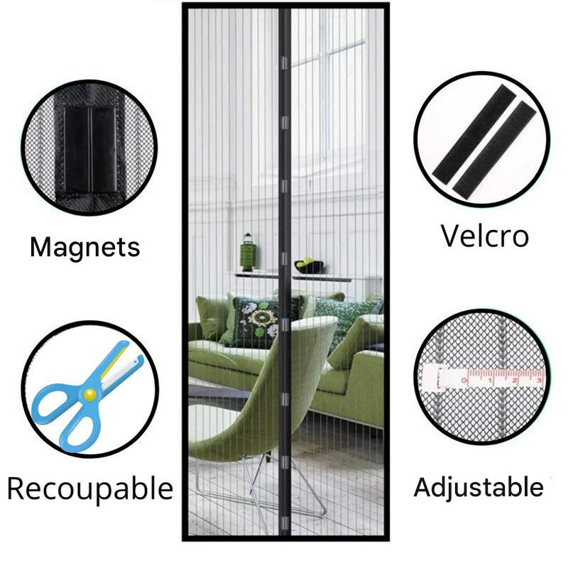 Magnetic Screen Door – Hands-Free Insect Barrier