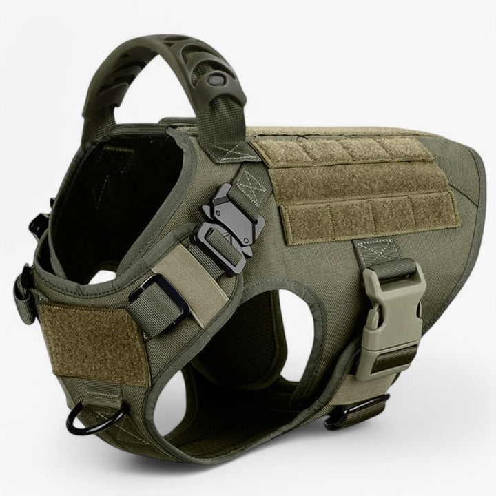 Tactical Dog Harness Vest with Control Handle and Front Clip for Training